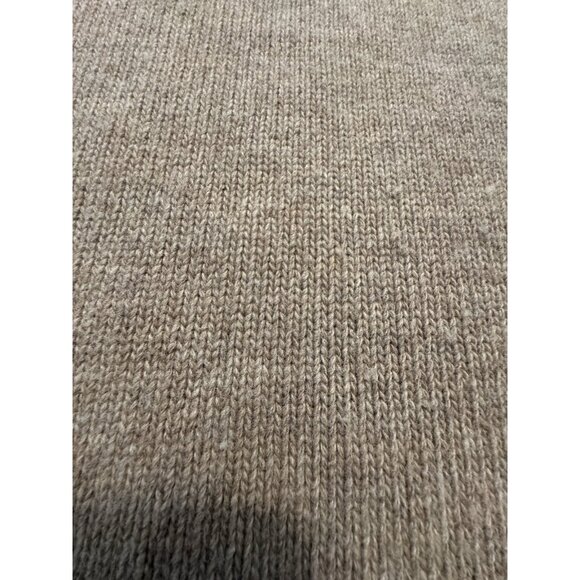 Anine Bing Wool Sweater Distressed Taupe Neutral Minimalist Quiet Luxury Small - Picture 10 of 11